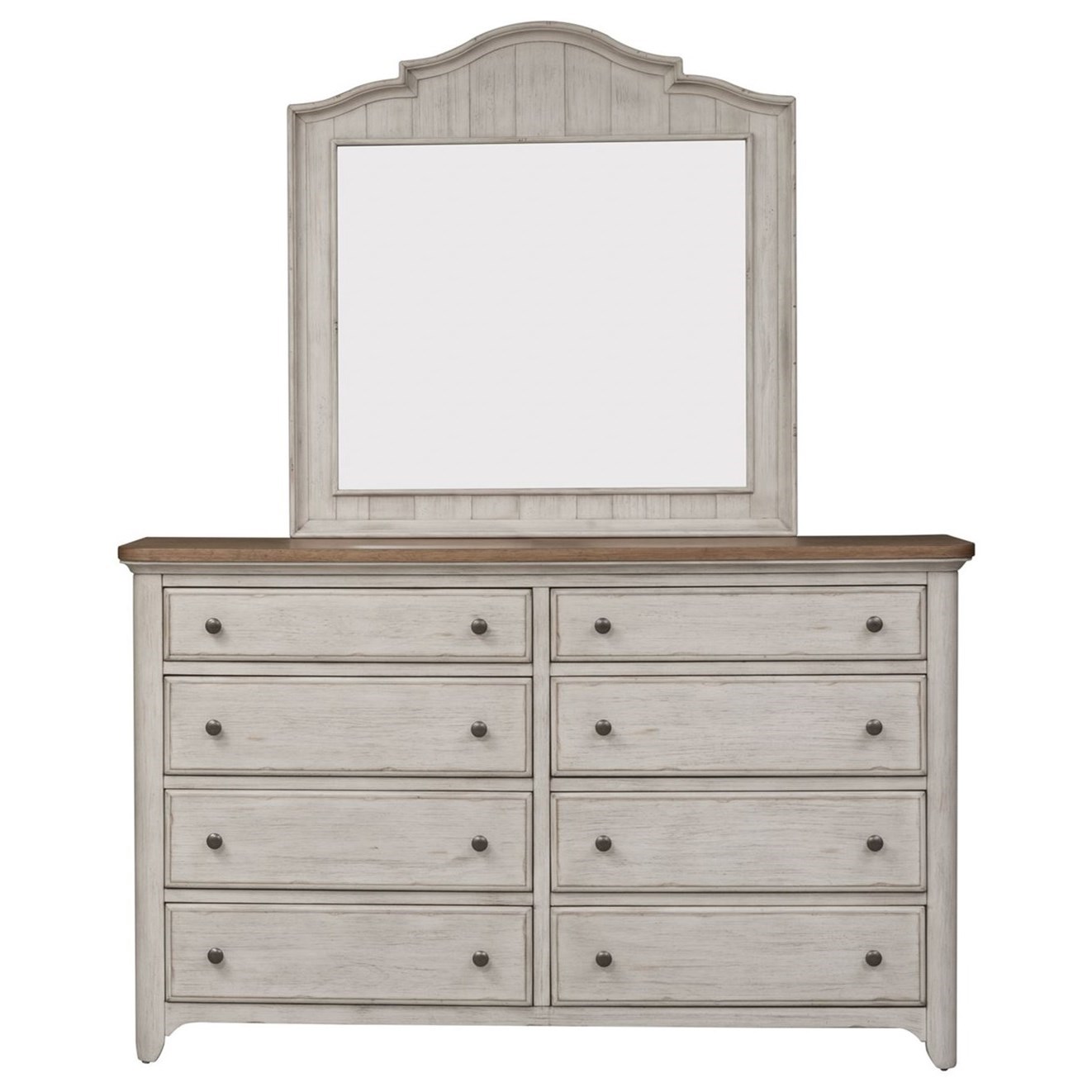 Liberty Furniture Farmhouse Reimagined 652 BR DM Farmhouse 8